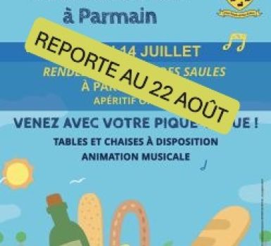 Annulation pique-nique 14 Juillet