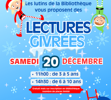 Lectures givrées 20 décembre 2025 - bibliothèque
