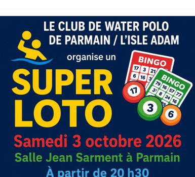 affiche LOTO Water Polo - 3 octobre 2026