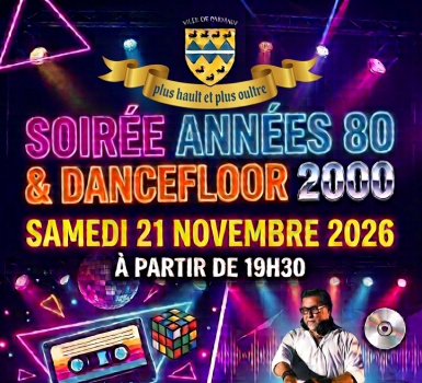 affiche années 80 - 21 novembre 2026