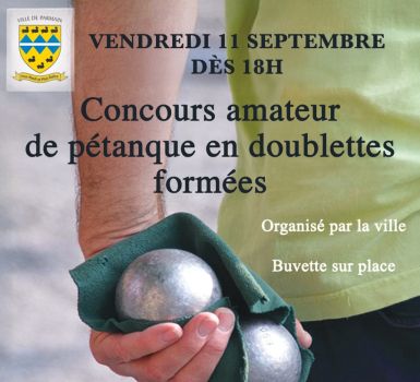 affiche concours de pétanque 11 septembre 2026 