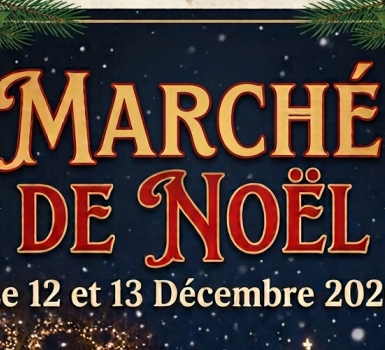Affiche marché de Noël 2026 pour site