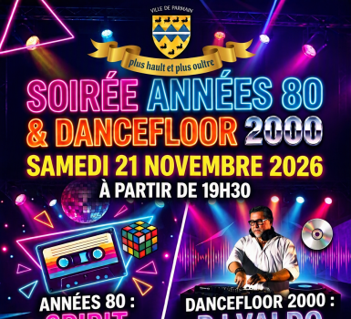 affiche années 80 - 21 novembre 2026