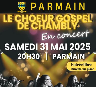 affiche concert Gospel 31 mai 2025
