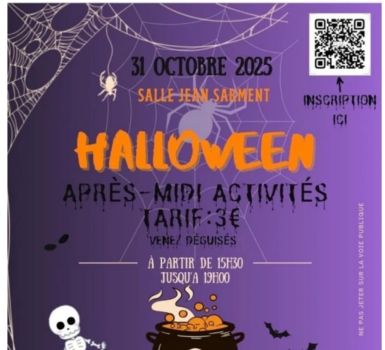 affiche Halloween APEPJ 2025