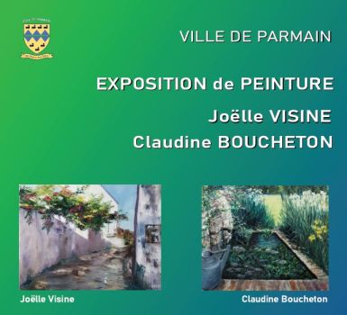 Affiche expo peinture 13 au 21 septembre 2025