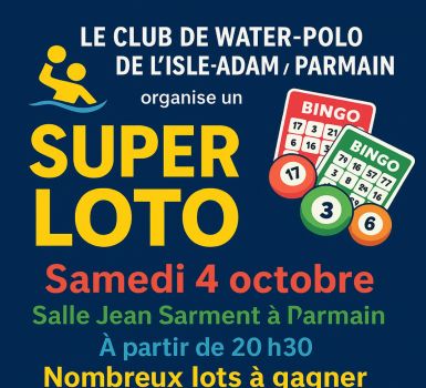 Affiche Loto club de Water-Polo 4 octobre 2025