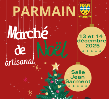 Affiche marché de Noël 2025