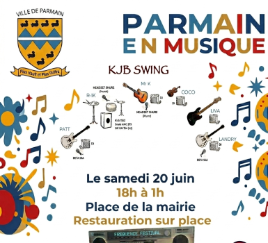 affiche Parmain en musique 20 juin 2026