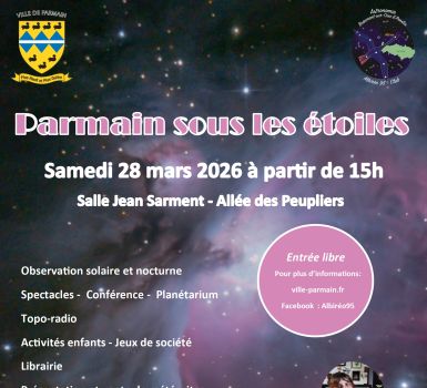 Affiche Parmain sous les étoiles 2026
