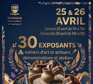 Affiche salon de l'artisanat 2026