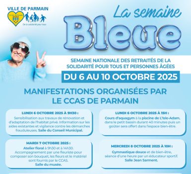 affiche semaine bleue 2025