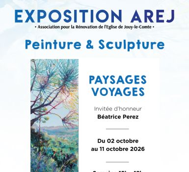 AREJ affiche expo octobre 2026