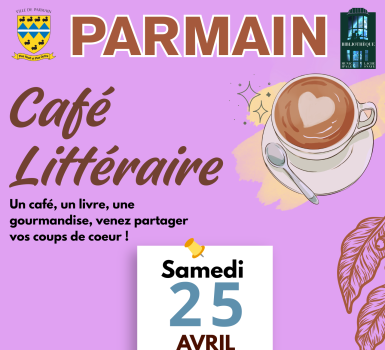 Bibliothèque Café littéraire 25 avril 2026