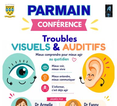 Conférence troubles visuels et auditifs - 30 mai 2026