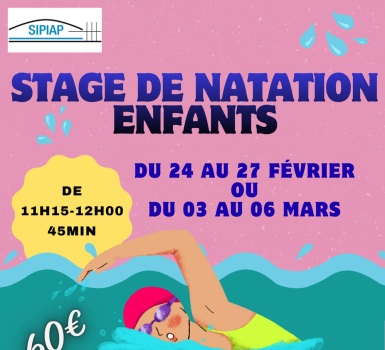 stage de natation piscine 