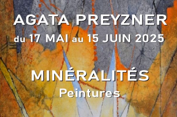 Affiche exposition Agata Prezner - mai 2025