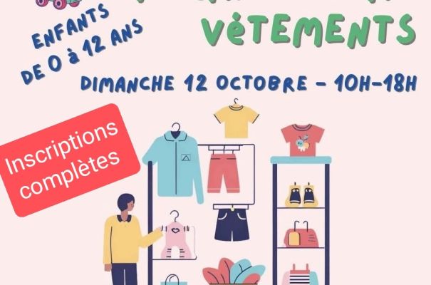 affiche bourse aux jouets 2025 - inscriptions complétes