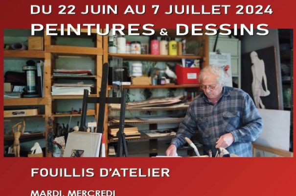 affiche exposition Gérard Besset 22juin au 7 juillet 2024