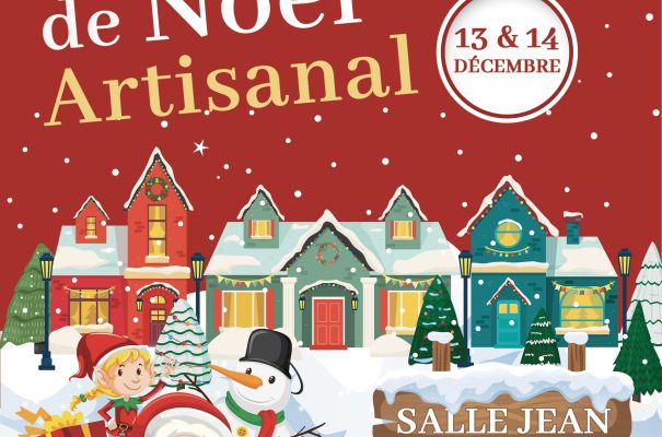 Affiche marché de Noël 2025