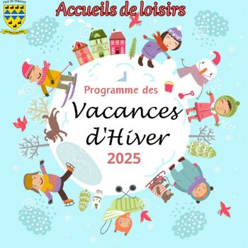 Accueils de loisirs, programme vacances d'hiver 2025.