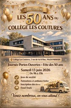 50 ans collège Les Coutures - 13 juin 2026