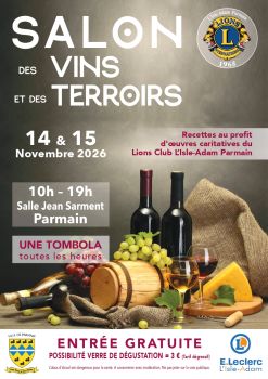 Affiche salon des vins 2026