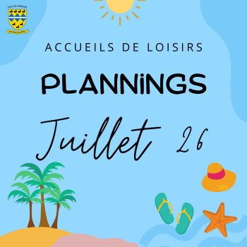 Accueils de loisirs, juillet 26.