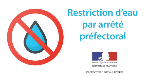 Restriction d'eau Val d'Oise