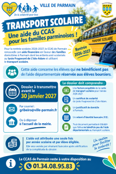 Subvention Transport Scolaire