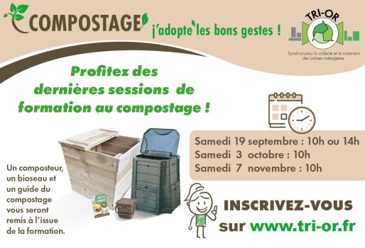 TRI-OR formations compostage septembre 2026