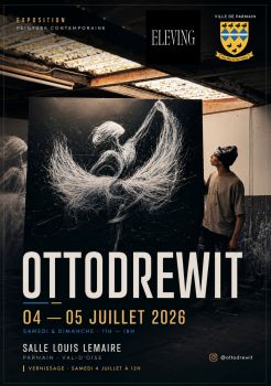 affiche exposition Ottodrewit - 4 et 5 juillet 2026