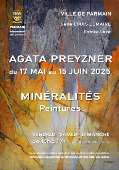 Affiche exposition Agata Prezner - mai 2025