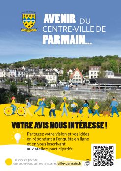 Affiche concertation centre ville