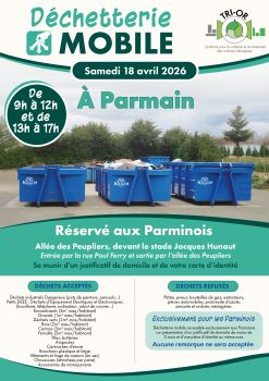 Affiche-dechetterie-mobile-parmain-18 avril 2026