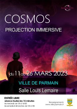 Affiche Cosmos exposition 2023
