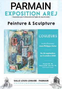 affiche exposition AREJ 26 septembre au 5 octobre 2025