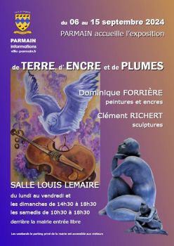 affiche exposition D.Forrière - septembre 2024