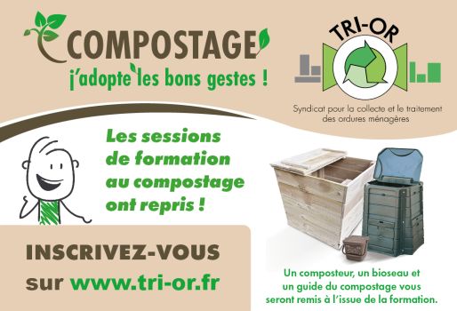 affiche formations compostage 2025 