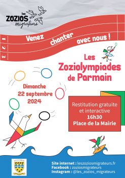 affiche les Zozios 22 septembre 2024