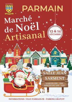 Affiche marché de Noël 2025