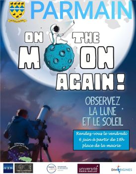 affiche On the moon again 6 juin 2025