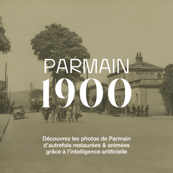 Affiche exposition Parmain 1900