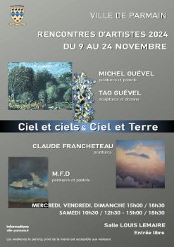 Affiche rencontres d'artistes 2024