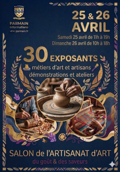Affiche salon de l'artisanat 2026