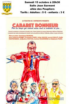 Théâtre : Cabaret bonheur