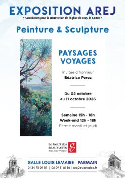 AREJ affiche expo octobre 2026