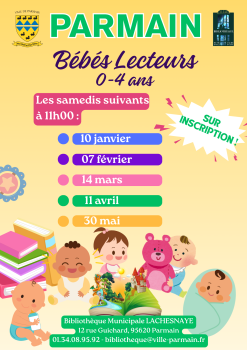 Bébés Lecteurs 2026 bibliothèque