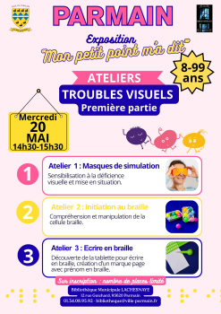 Bibliothèque - Ateliers troubles visuels 20 mai 2026