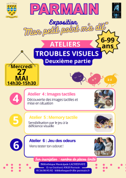 Bibliothèque - Ateliers troubles visuels 27 mai 2026